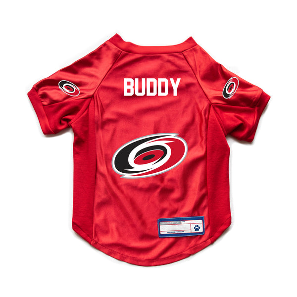 littlearth Carolina Hurricanes Custom Pet Stretch Jersey