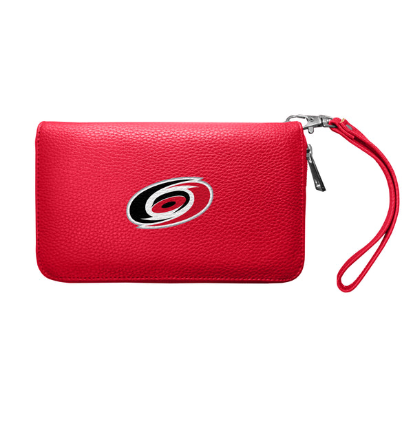 littlearth Carolina Hurricanes Zip Organizer Wallet Pebble