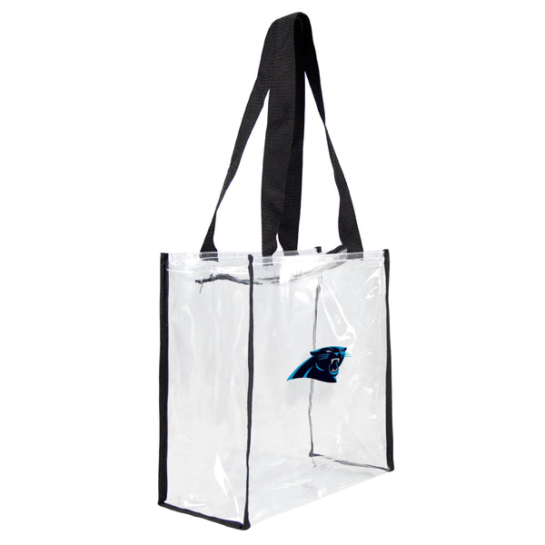 littlearth Carolina Panthers Clear Square Stadium Tote