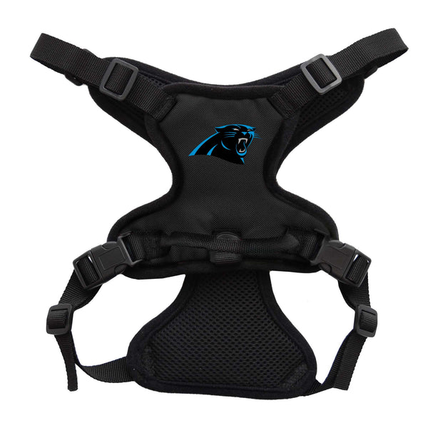 littlearth Carolina Panthers Front Clip Pet Harness