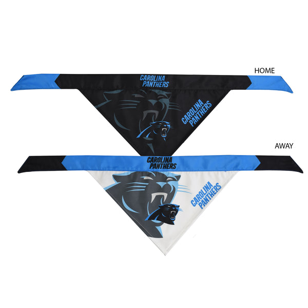 Littlearth Carolina Panthers Home And Away Pet Bandana Set