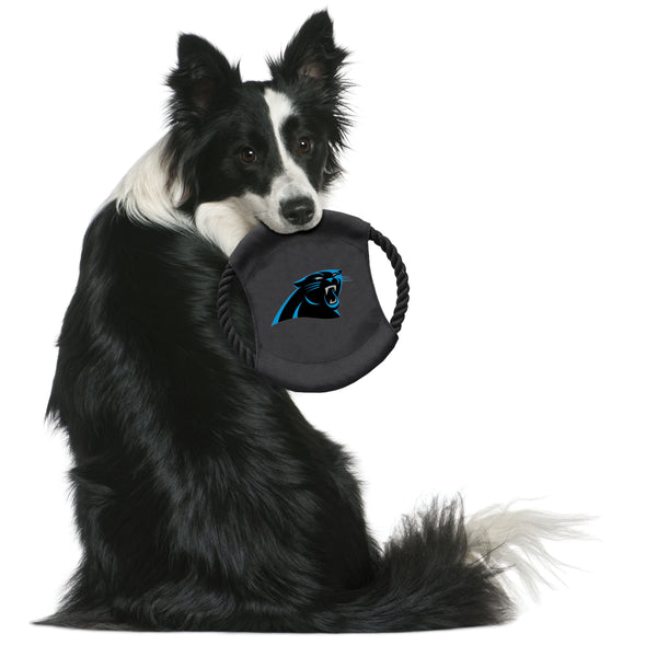 Littlearth Carolina Panthers Team Flying Disc Pet Toy
