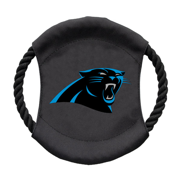 littlearth Carolina Panthers Team Flying Disc Pet Toy