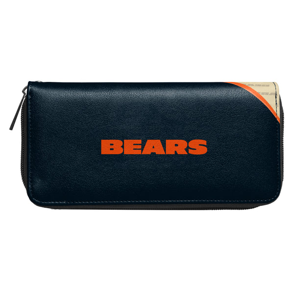 Littlearth Chicago Bears Curve Zip Organizer Wallet
