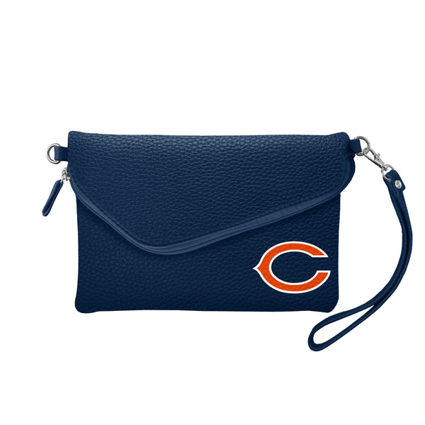 littlearth Chicago Bears Fold Over Crossbody Pebble