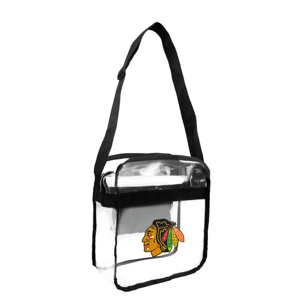 littlearth Chicago Blackhawks Clear Carryall Crossbody