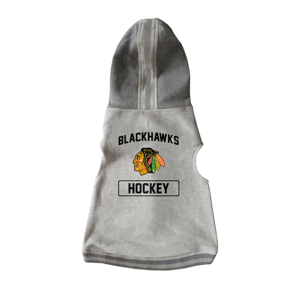 littlearth Chicago Blackhawks Pet Hooded Crewneck Type