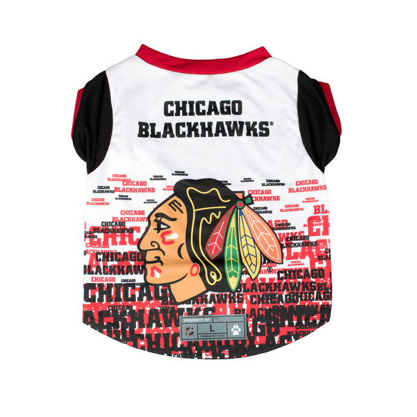 littlearth Chicago Blackhawks Pet Performance Tee Shirt