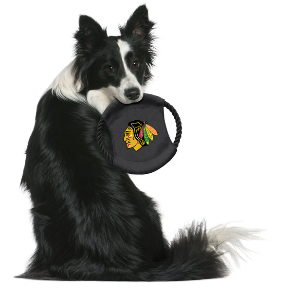 Littlearth Chicago Blackhawks Team Flying Disc Pet Toy