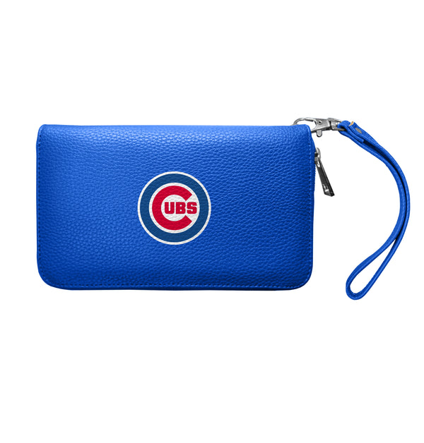 littlearth Chicago Cubs Zip Organizer Wallet Pebble