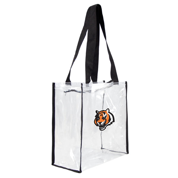 littlearth Cincinnati Bengals Clear Square Stadium Tote