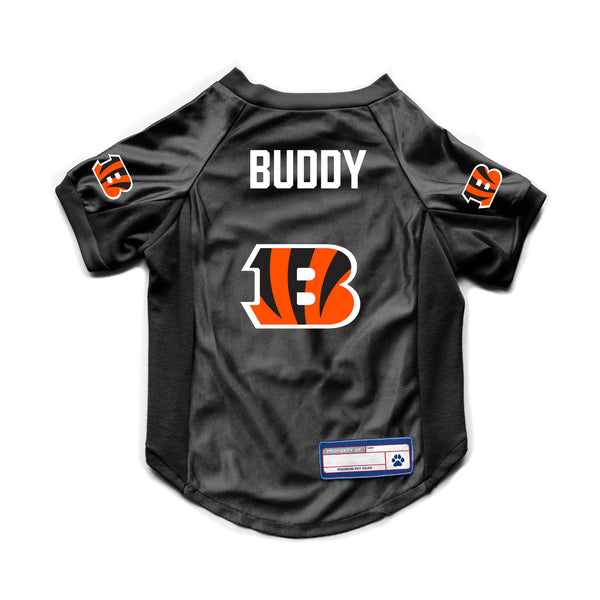 littlearth Cincinnati Bengals Custom Pet Stretch Jersey