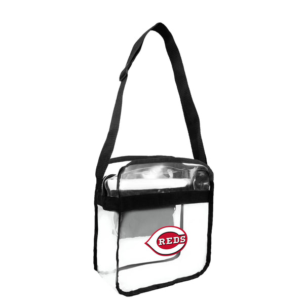 littlearth Cincinnati Reds Clear Carryall Crossbody