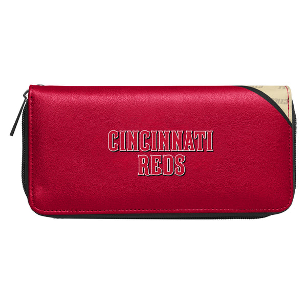 Littlearth Cincinnati Reds Curve Zip Organizer Wallet