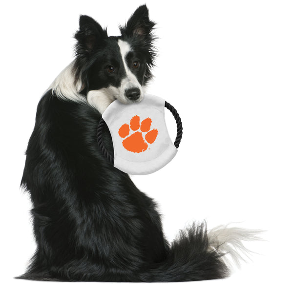 Littlearth Clemson University Team Flying Disc Pet Toy