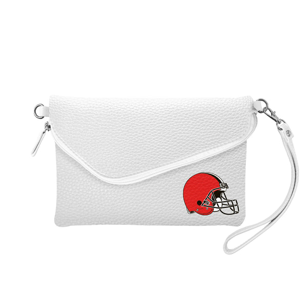 Littlearth Cleveland Browns Fold Over Crossbody Pebble