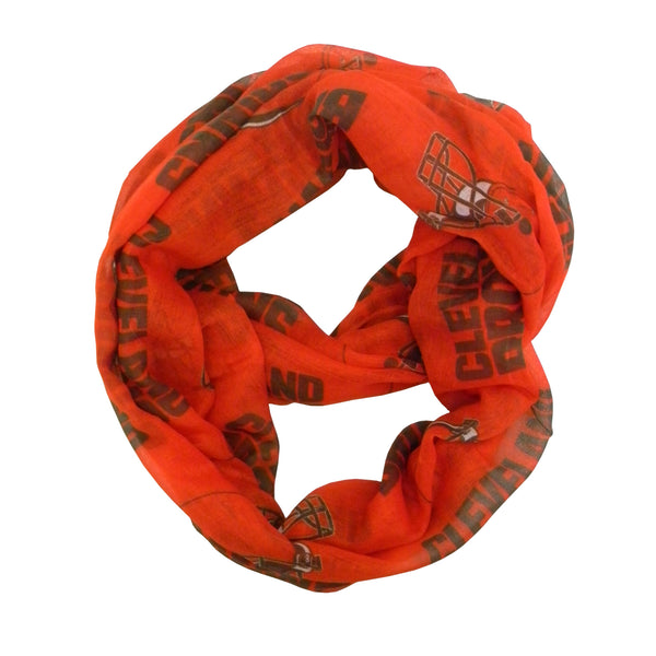 littlearth Cleveland Browns Sheer Infinity Scarf Alternate