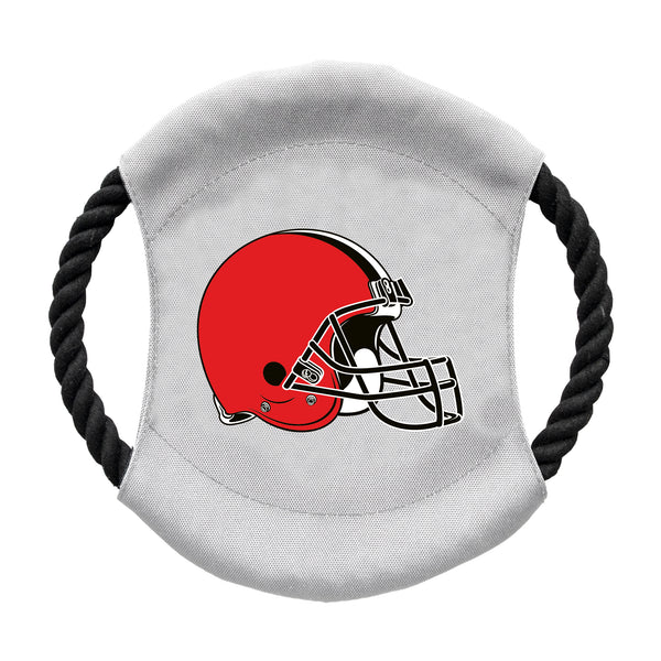 littlearth Cleveland Browns Team Flying Disc Pet Toy