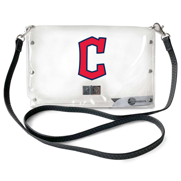 littlearth Cleveland Guardians Clear Envelope Purse