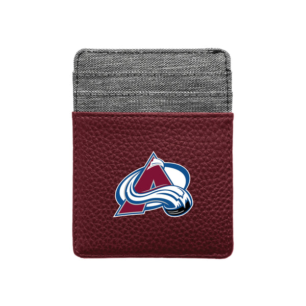 littlearth Colorado Avalanche Pebble Front Pocket Wallet