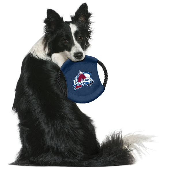 Littlearth Colorado Avalanche Team Flying Disc Pet Toy