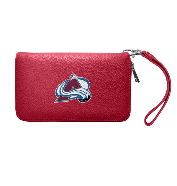 littlearth Colorado Avalanche Zip Organizer Wallet Pebble