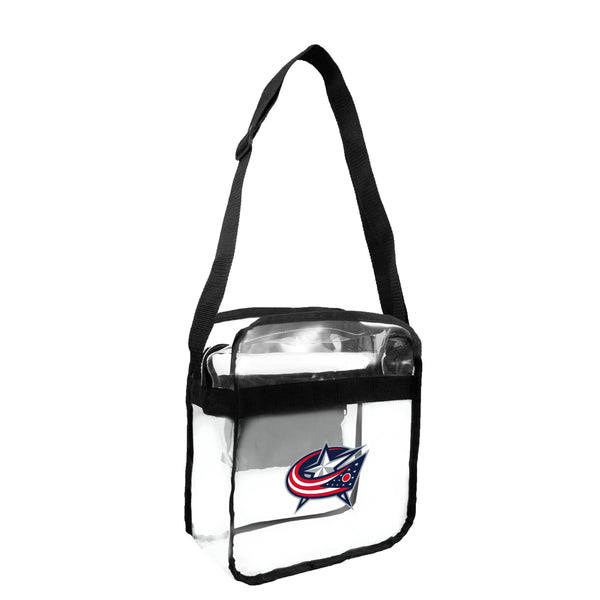 littlearth Columbus Blue Jackets Clear Carryall Crossbody
