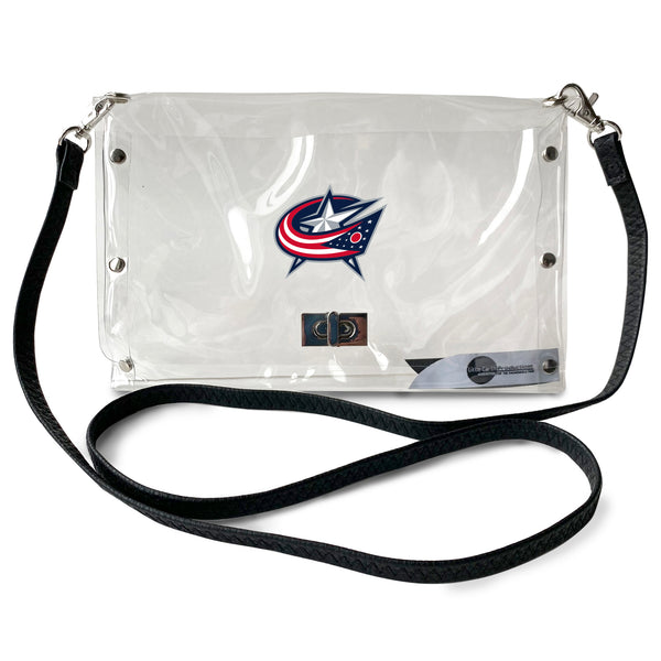 littlearth Columbus Blue Jackets Clear Envelope Purse