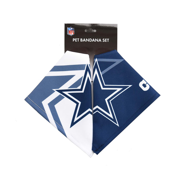 Littlearth Dallas Cowboys Home And Away Pet Bandana Set