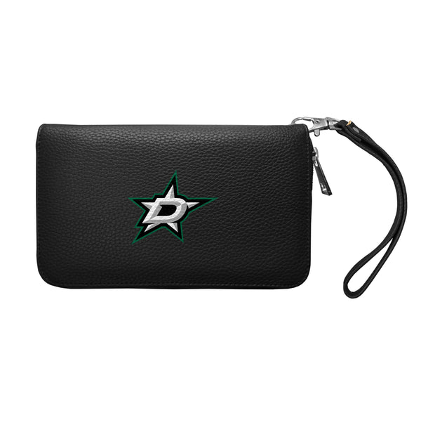 littlearth Dallas Stars Zip Organizer Wallet Pebble
