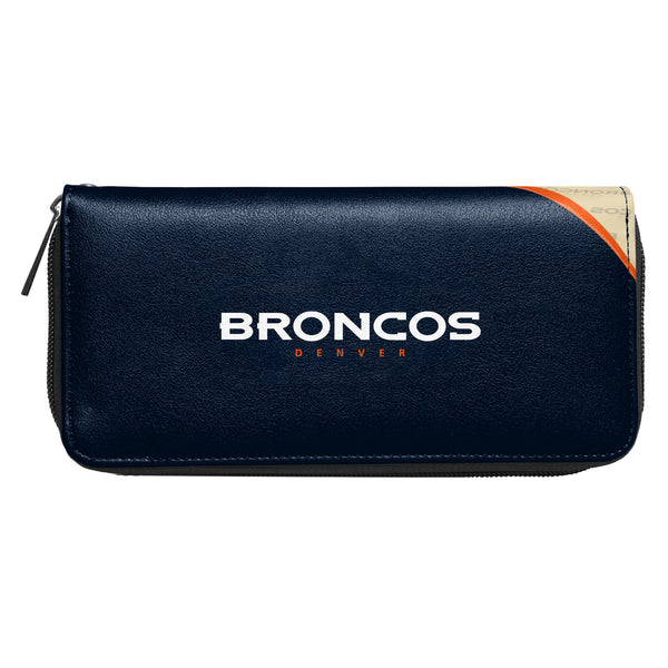 Littlearth Denver Broncos Curve Zip Organizer Wallet