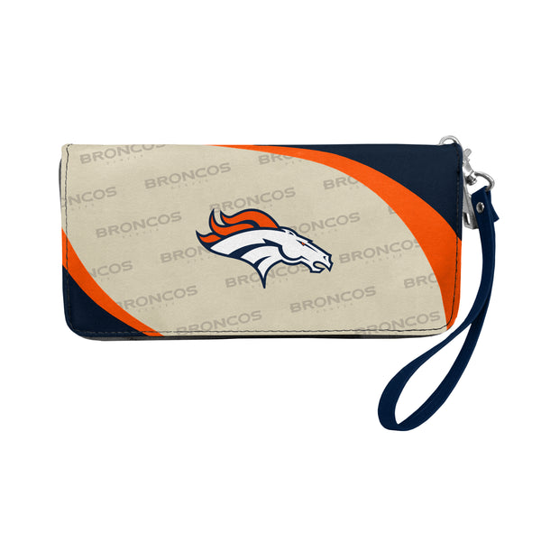 littlearth Denver Broncos Curve Zip Organizer Wallet