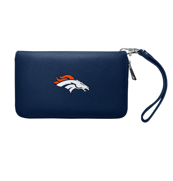 littlearth Denver Broncos Zip Organizer Wallet Pebble