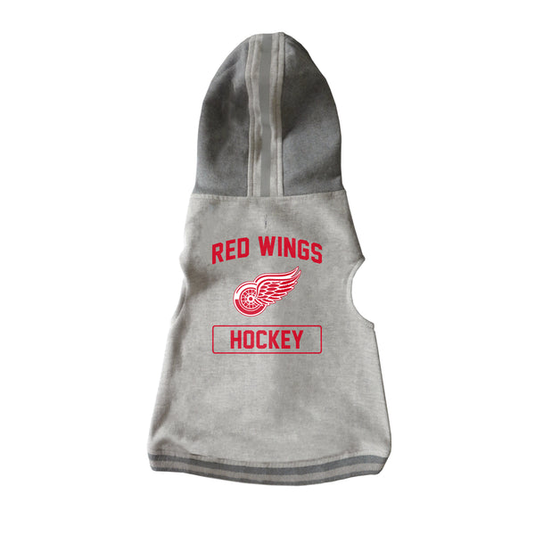 littlearth Detroit Red Wings Pet Hooded Crewneck Type