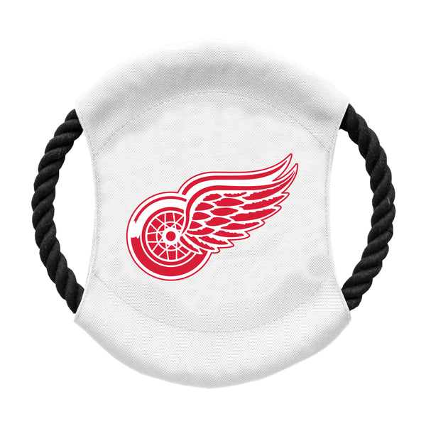 littlearth Detroit Red Wings Team Flying Disc Pet Toy