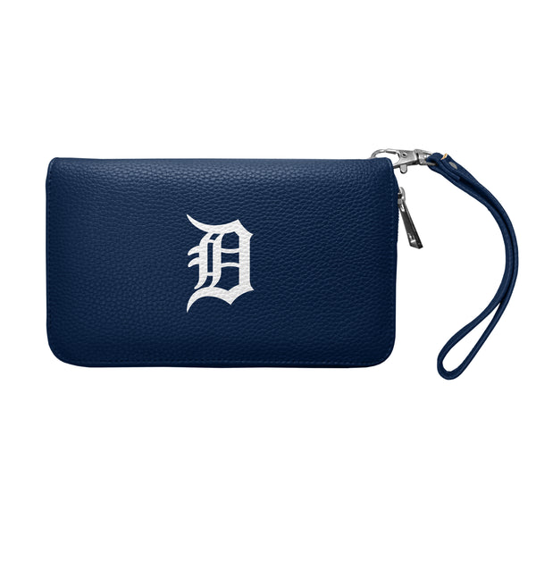 littlearth Detroit Tigers Zip Organizer Wallet Pebble