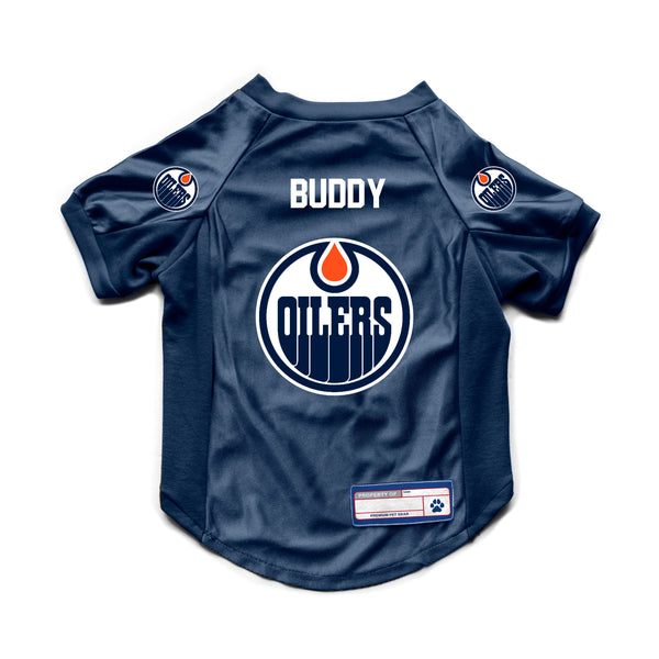 littlearth Edmonton Oilers Custom Pet Stretch Jersey