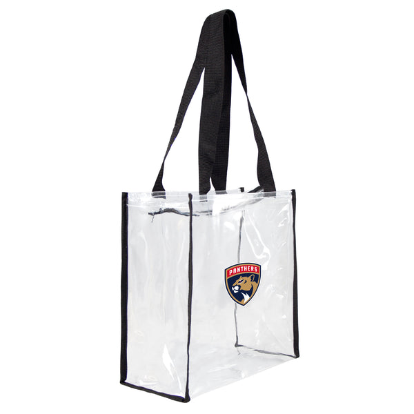 littlearth Florida Panthers Clear Square Stadium Tote