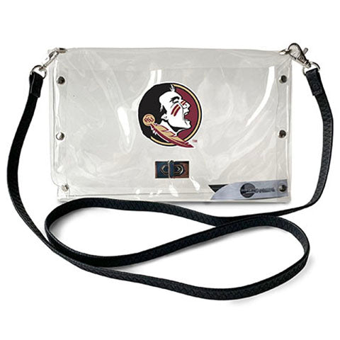 littlearth Florida State University Clear Envelope Purse