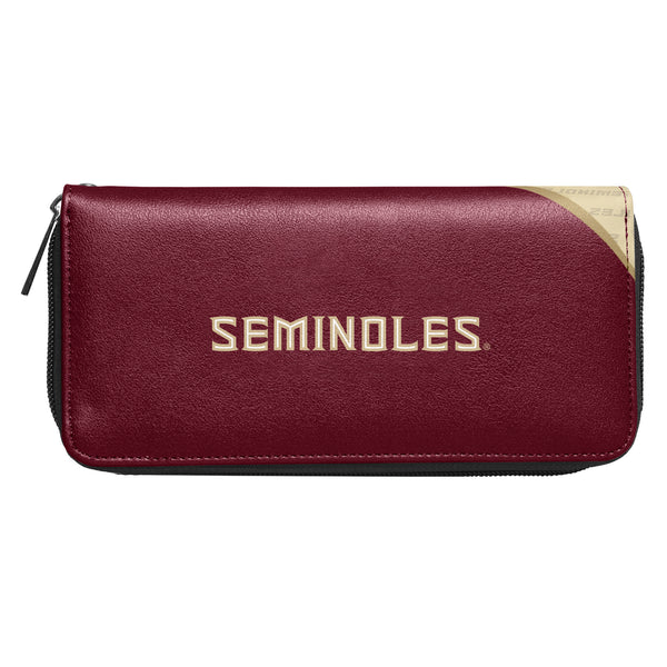Littlearth Florida State University Curve Zip Organizer Wallet