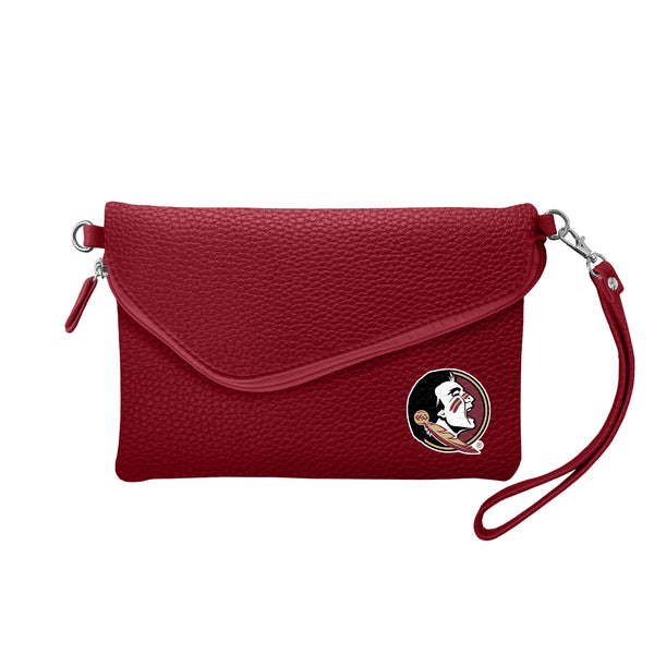 littlearth Florida State University Fold Over Crossbody Pebble