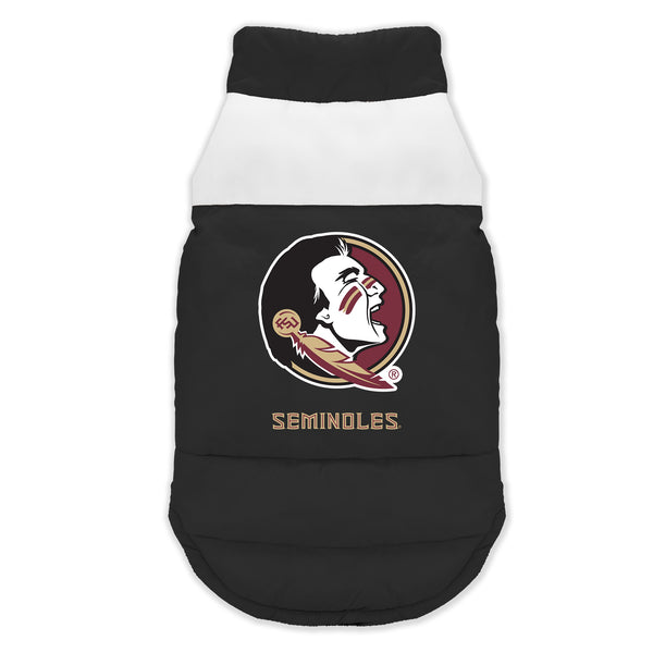 littlearth Florida State University Pet Parka Puff Vest