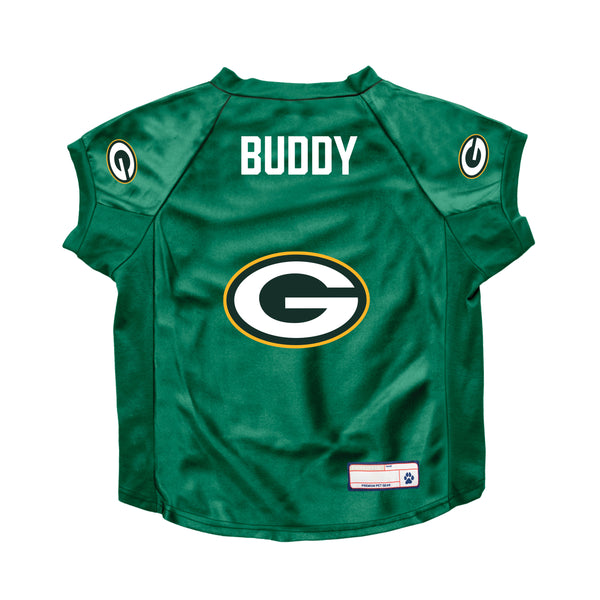 littlearth Green Bay Packers Big Custom Pet Stretch Jersey