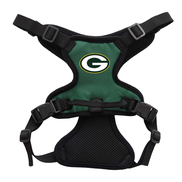 littlearth Green Bay Packers Front Clip Pet Harness