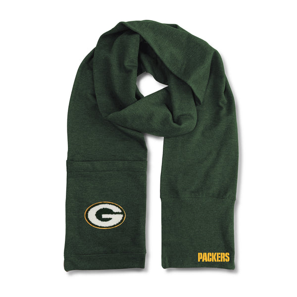 littlearth Green Bay Packers Jimmy Bean 4 in 1 Scarf