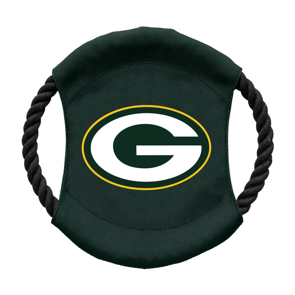 littlearth Green Bay Packers Team Flying Disc Pet Toy