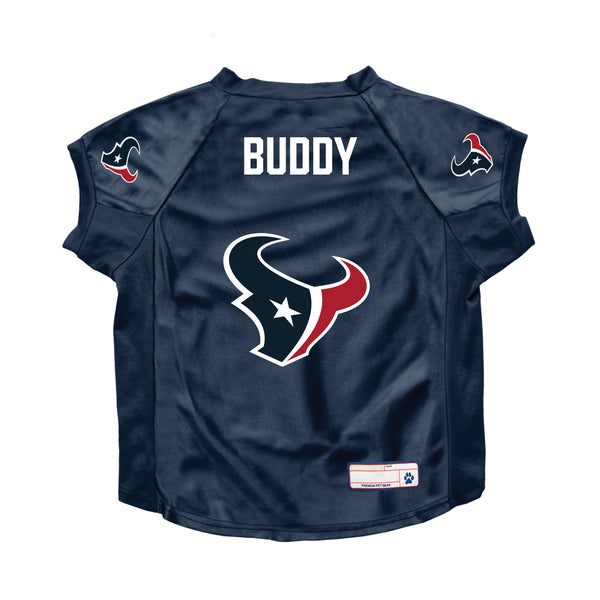 littlearth Houston Texans Big Custom Pet Stretch Jersey