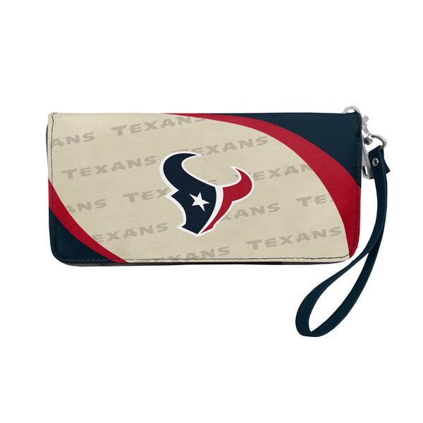 littlearth Houston Texans Curve Zip Organizer Wallet