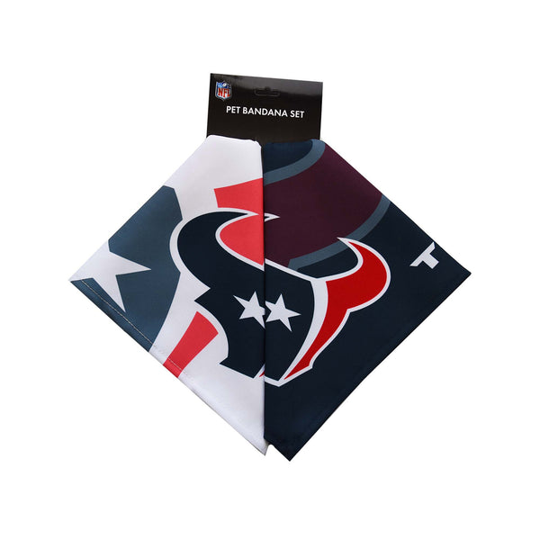 Littlearth Houston Texans Home And Away Pet Bandana Set