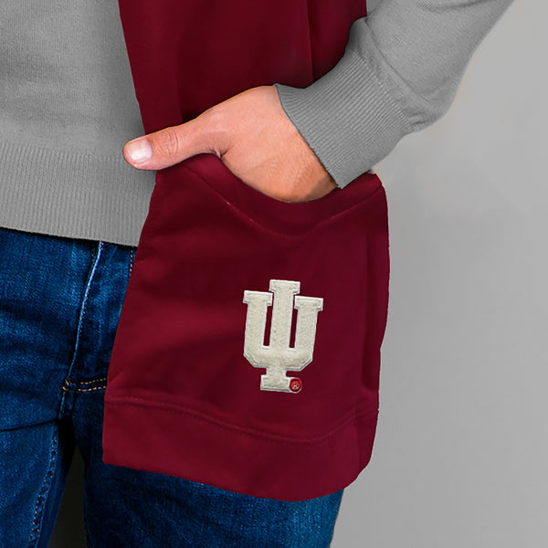 Littlearth Indiana University Jimmy Bean 4 In 1 Scarf